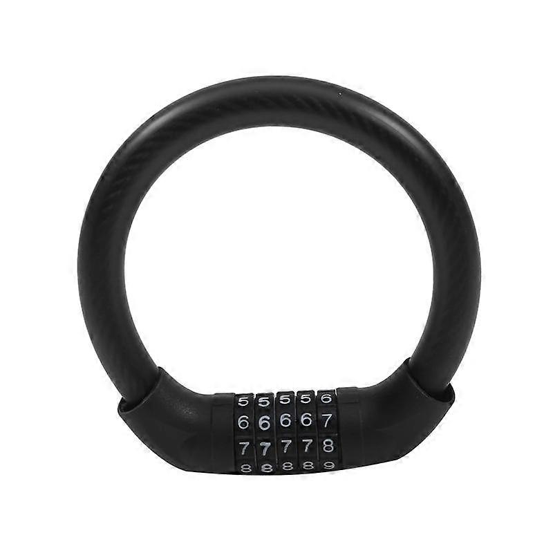 Universal Bicycle Lock Mountain Bike Motorcycle 5 Digit Password Lock Anti-theft Portable Security Steel Password Lock Riding Equipment