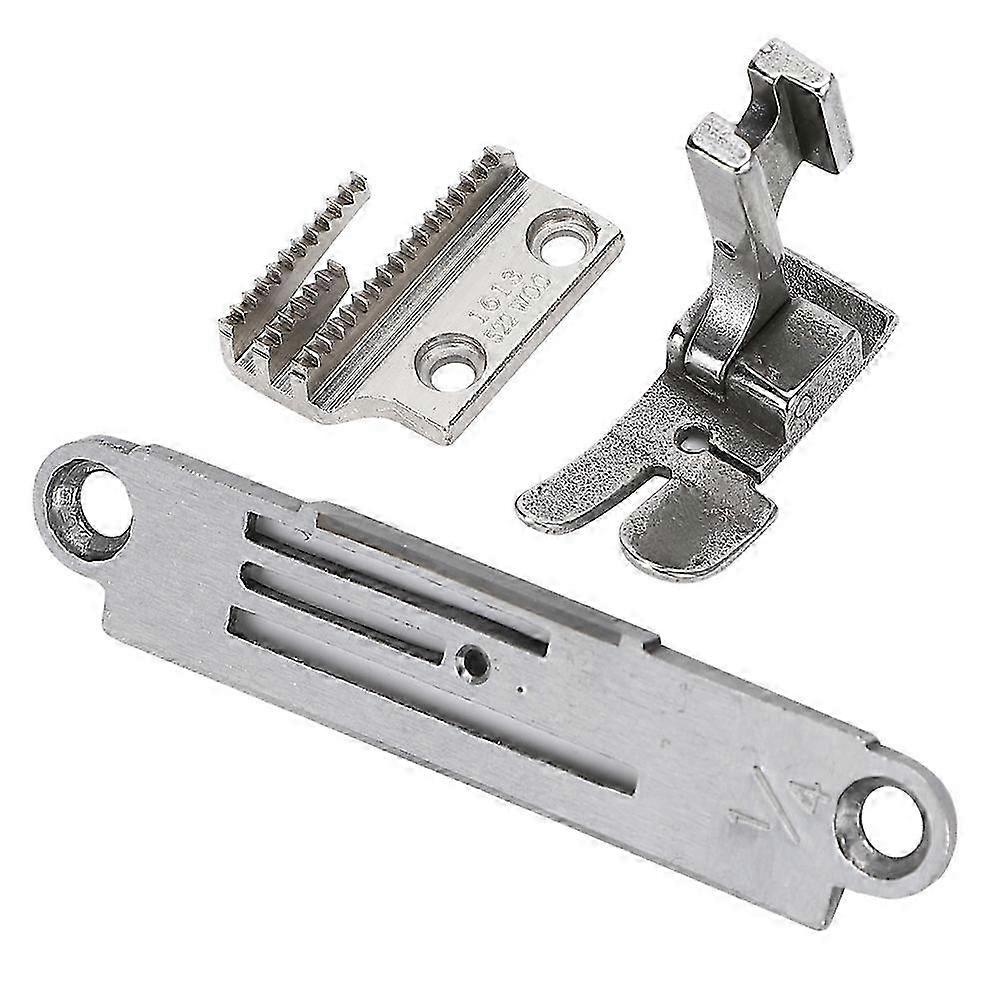 Šijací stroj Sada ihlových dosiek Prítlačná noha pre Juki/Zoje/typické príslušenstvo 1/4 0,6CM