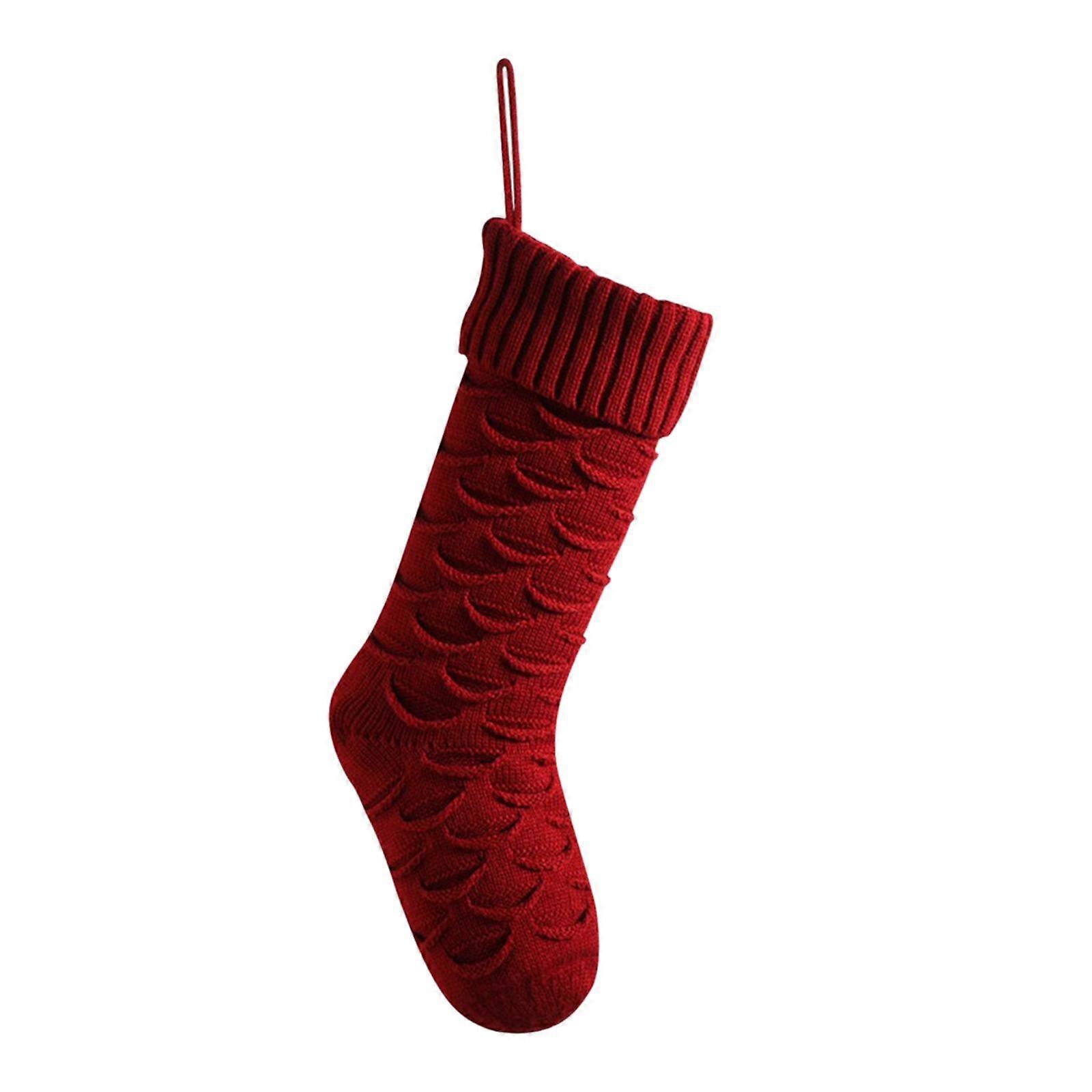Noel Çorapları Noel Çorapları Örme Yumuşak Noel Asılı Süs