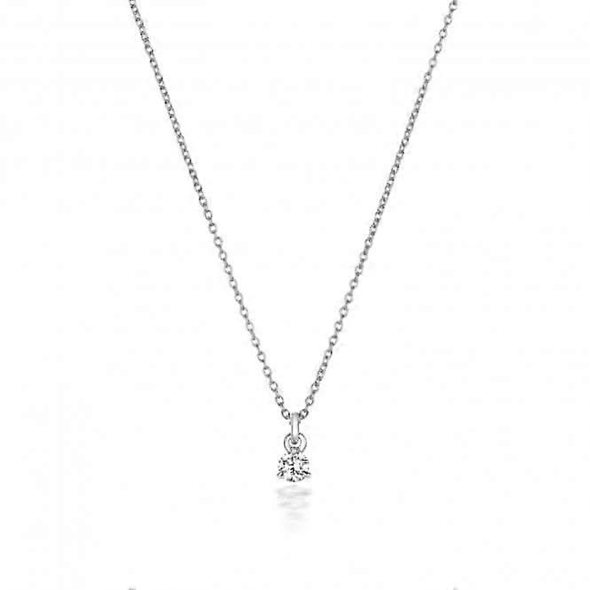 Diamond Jewellery 18CT White Gold Necklace NDQ146W