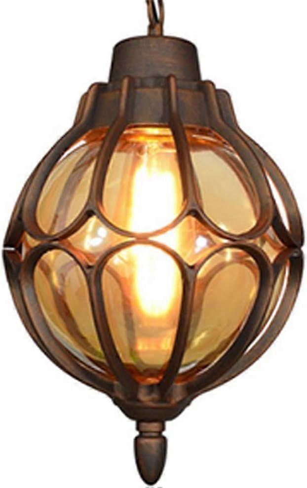 Round ball anti-rust chandelier small bronze