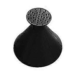 Black Funnel Shaped Windshield Ice Scraper Snow Removing Tool for Auto