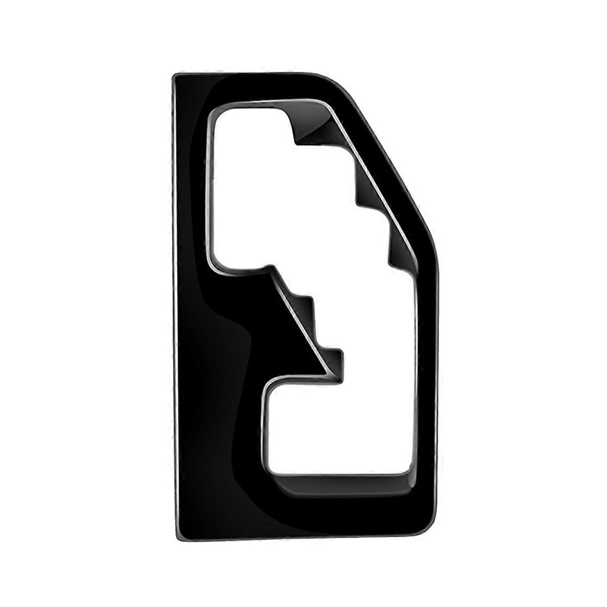For Vellfire 30 Series 15-23 Gear Shift Panel Cover Gloss Black RHD
