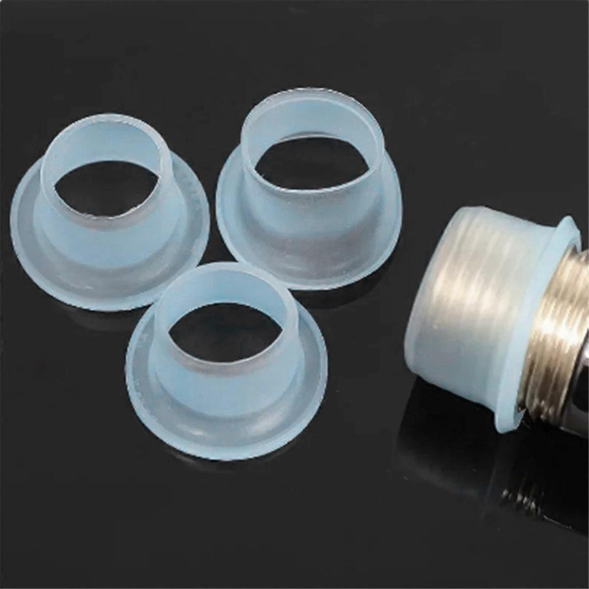 Faucet Leak-proof Sealing Gasket Pipe Gasket Transparent Red 50PCS