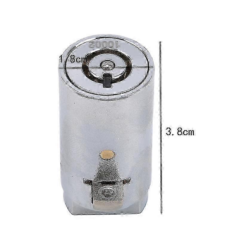 Universal Size Zinc Alloy Tubular Key Industrial Cabinet Lock Core with 3 Keys for Key Vending Machine