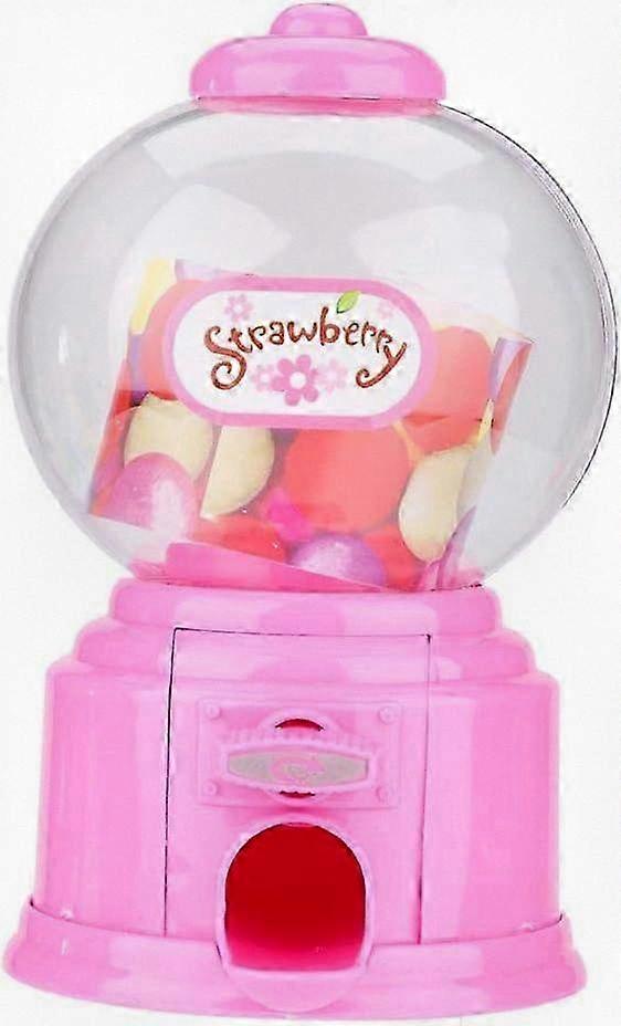 Mini Portable Candy Dispenser for Kids - Plastic Bubble Gum & Bean Vending Machine