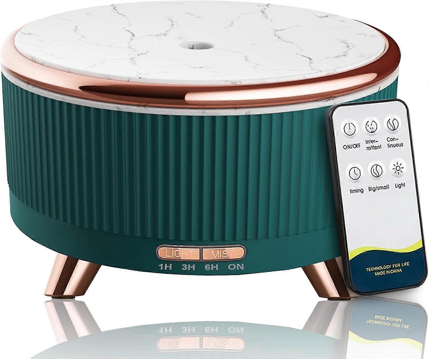 Diffusers for Essential Oils Large Room, 500ml Aromatherapy Diffuser Cool Mist Humidifier with Remote Control,7 Colors Lights & 3 Mist Mode Waterless