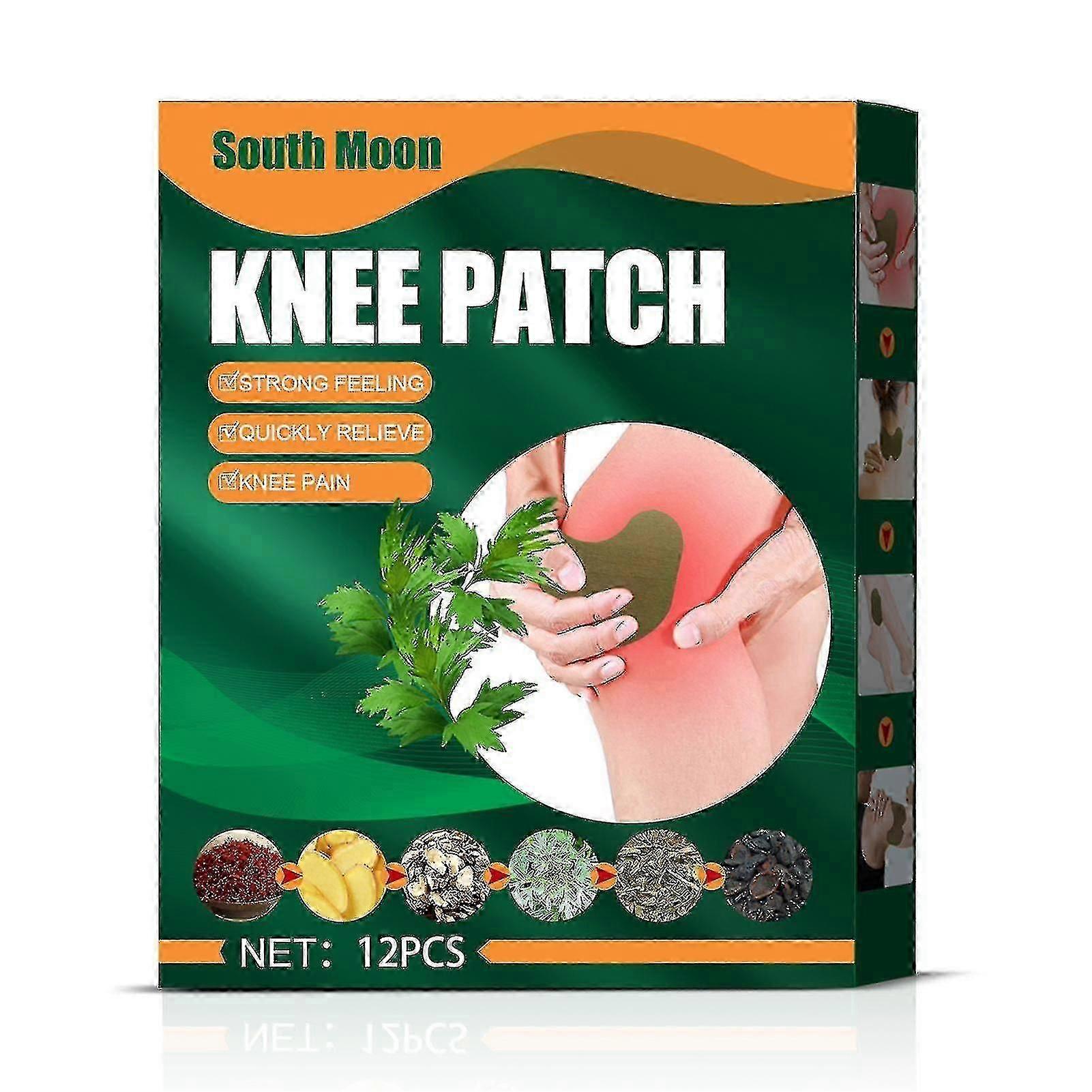 South Moon 12Pcs Knee Self heating Moxibustion Patches Deep Penetration Relieve Pain Release