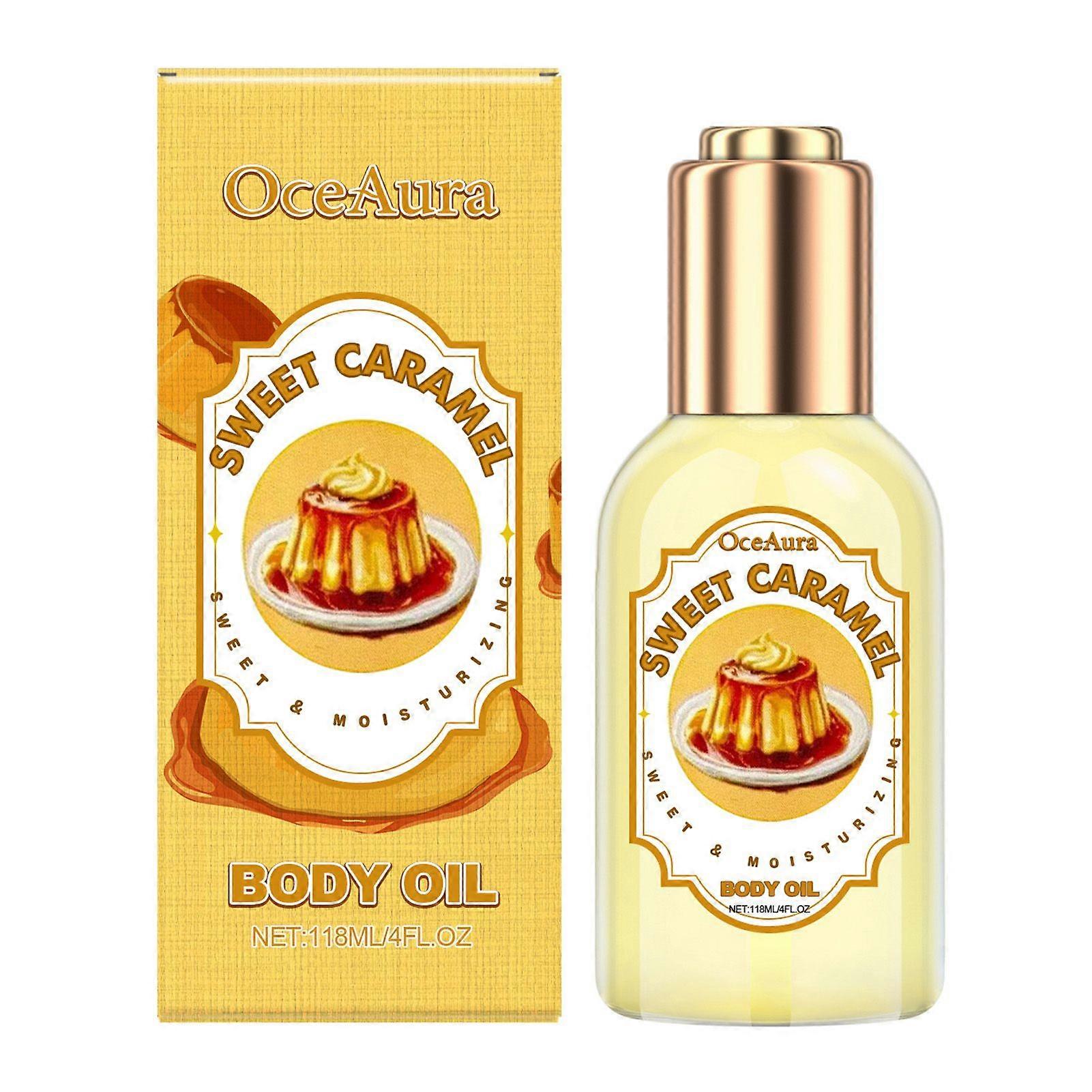 Vanilla Extract Scented Body Oil Deep Hydrating Nourishes Skin Massage Oils for All Skin Types
