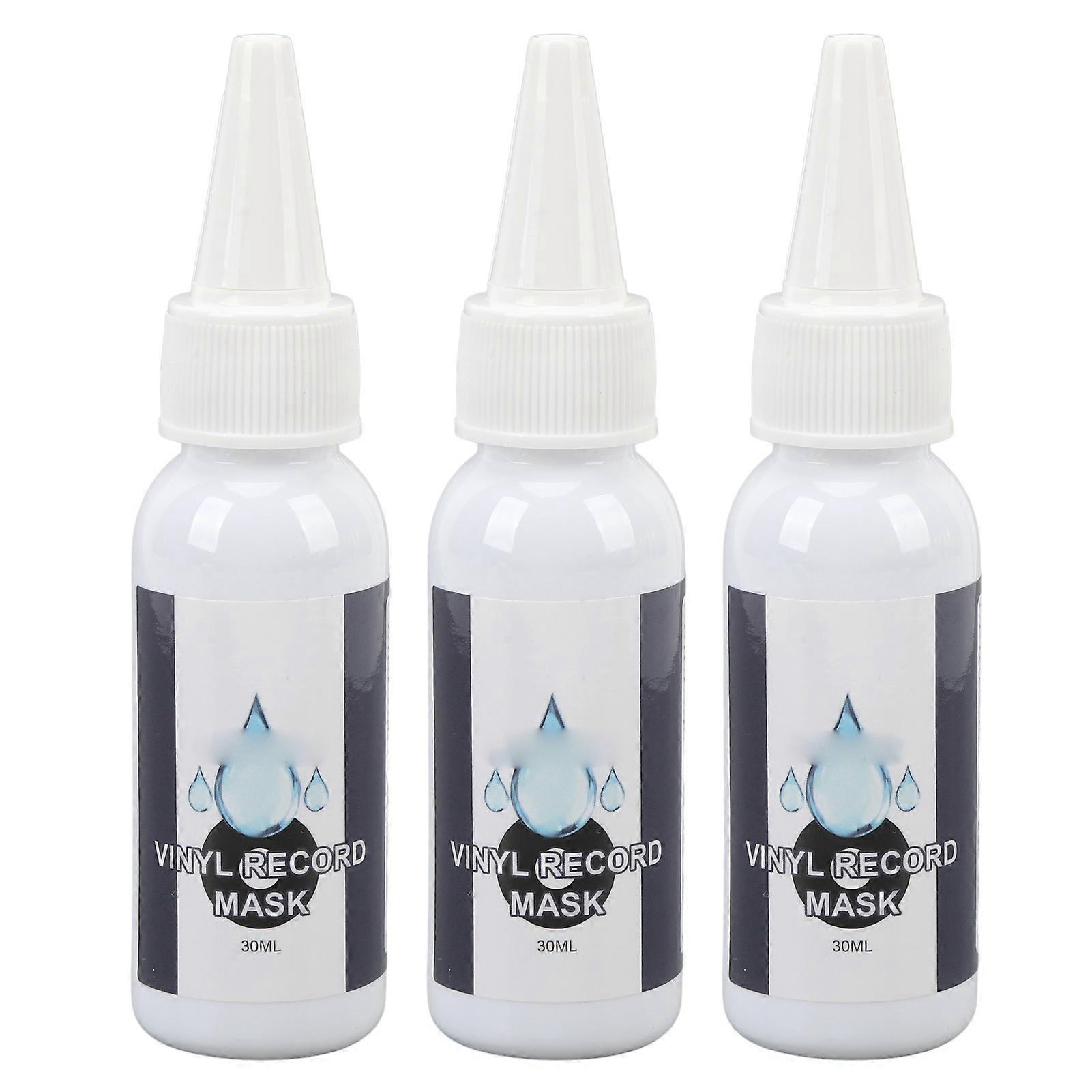 30mlx3 Record Cleaning Solution Antistatic Degreasing Record Cleaner Spray for Home