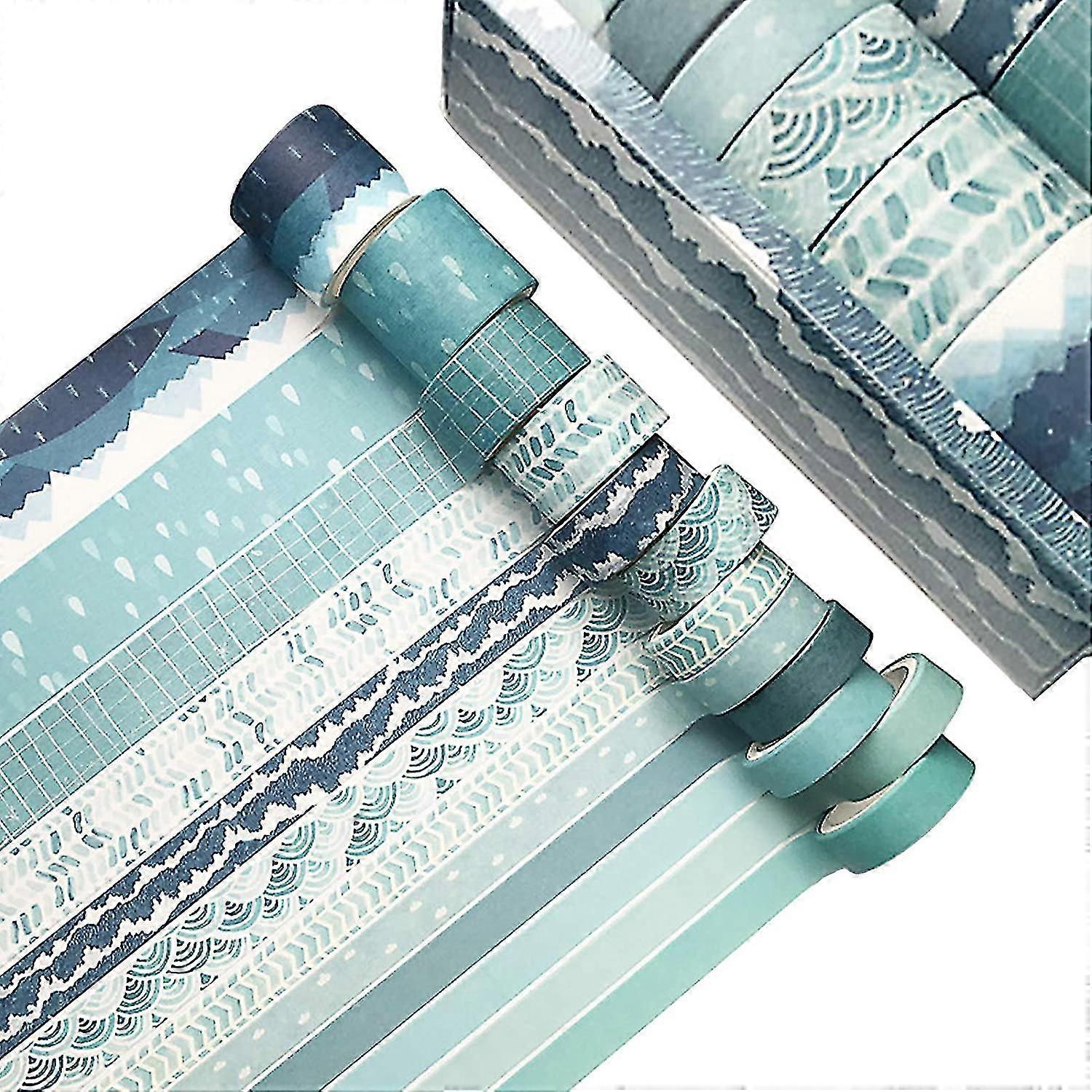 Washi Tape, 12 Rolls Decorative Washi Tape Set Washi Masking Tape Roll For Newspaper, Craft Decorati