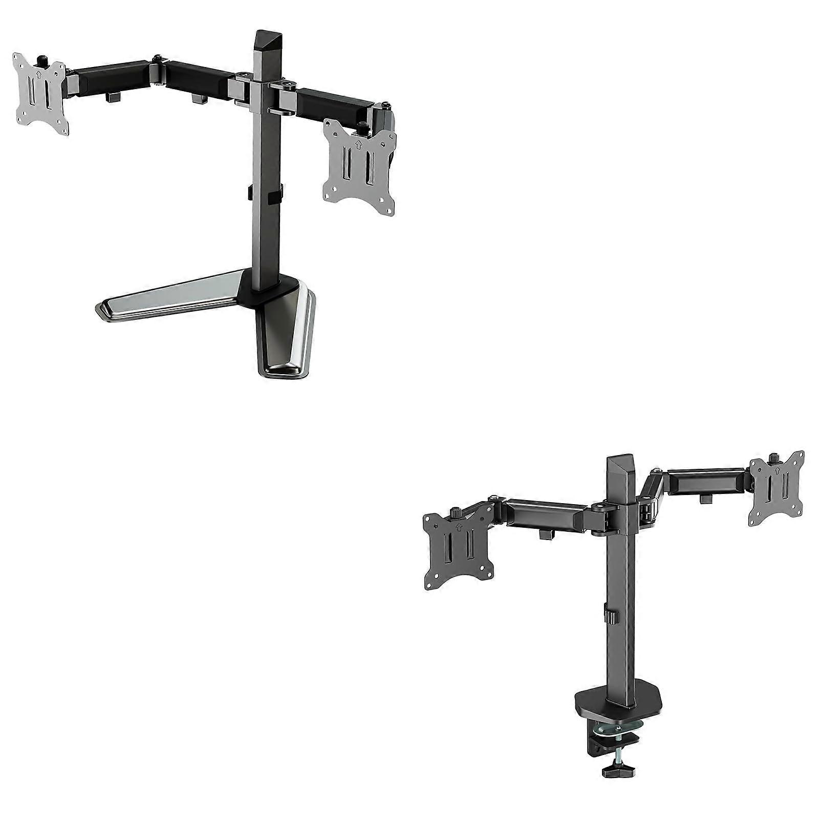 Dual Monitor Mount, Monitor Arm Fits 2 Screens up to 32 inch