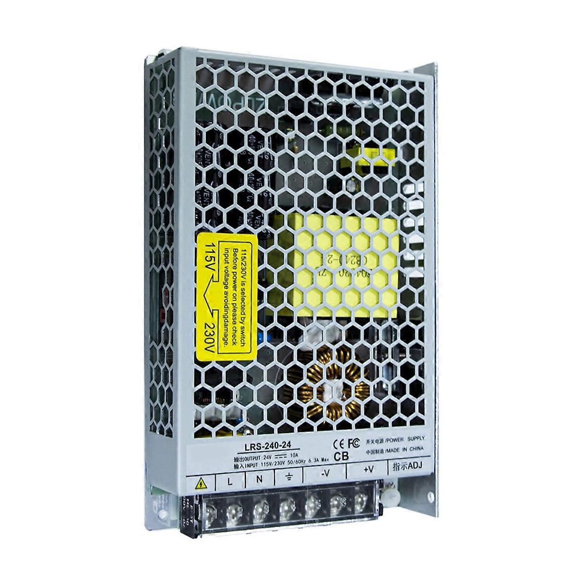 For IR3 V2 Power Transformer AC 115-230V Switching Power Supply DC 24V 10A Adapter for Ideaformer IR3 V2 Belt 3D Printer