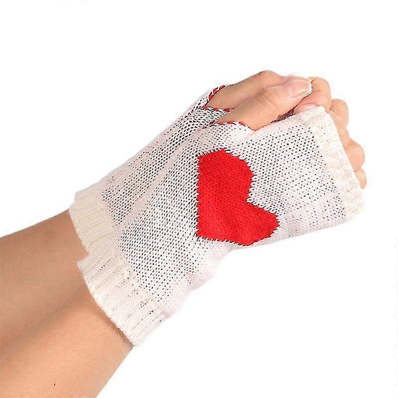 Finr G With Pattern R Knitted Mittens For Girl