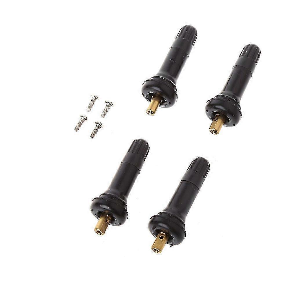 4 Pcs Rubber for Valve Stem Tire Sensor Service Kit For GM