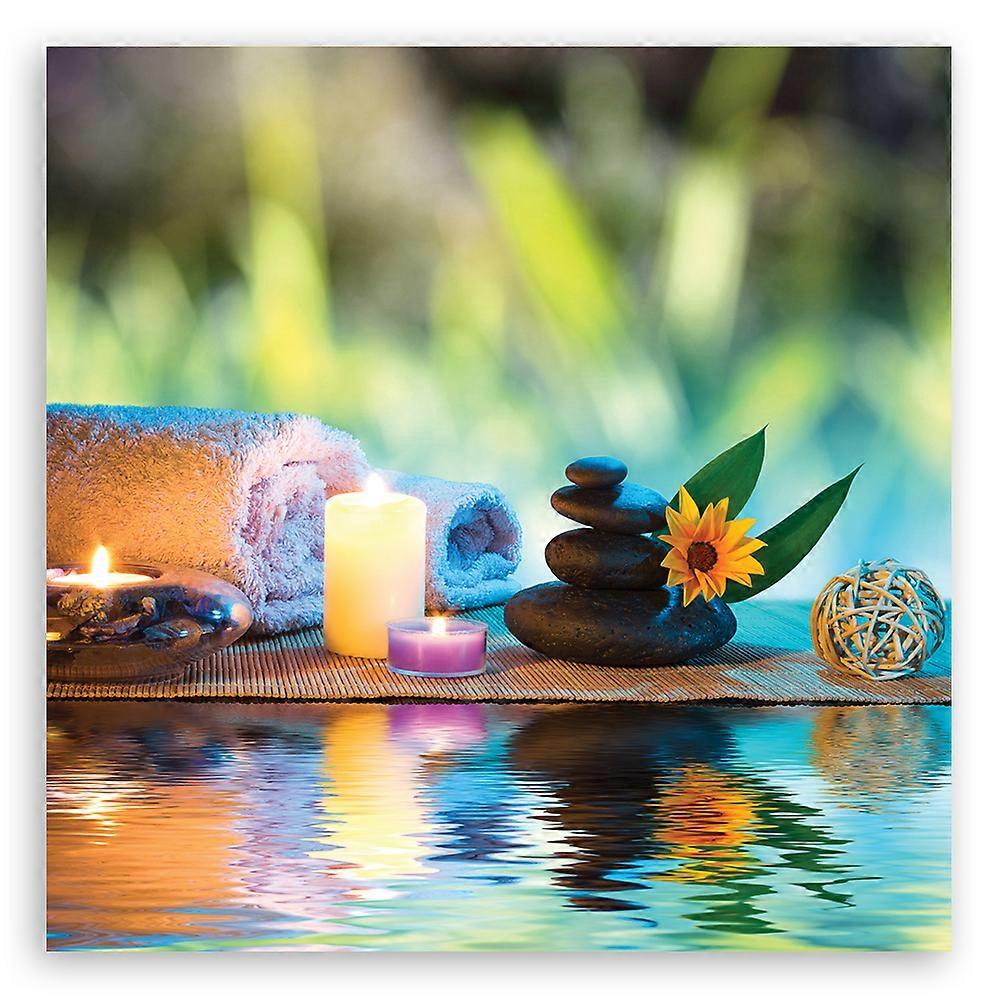 Leinwandbild, Abstraktionen - Farbig - 60x60