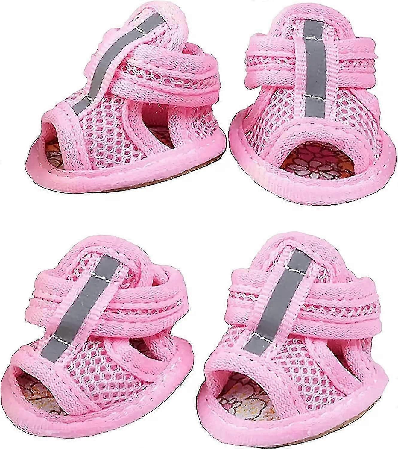 Mały pies Summer Mesh Sandały Buty Puppy Cats Oddychające ochraniacze łap Buty dla psów