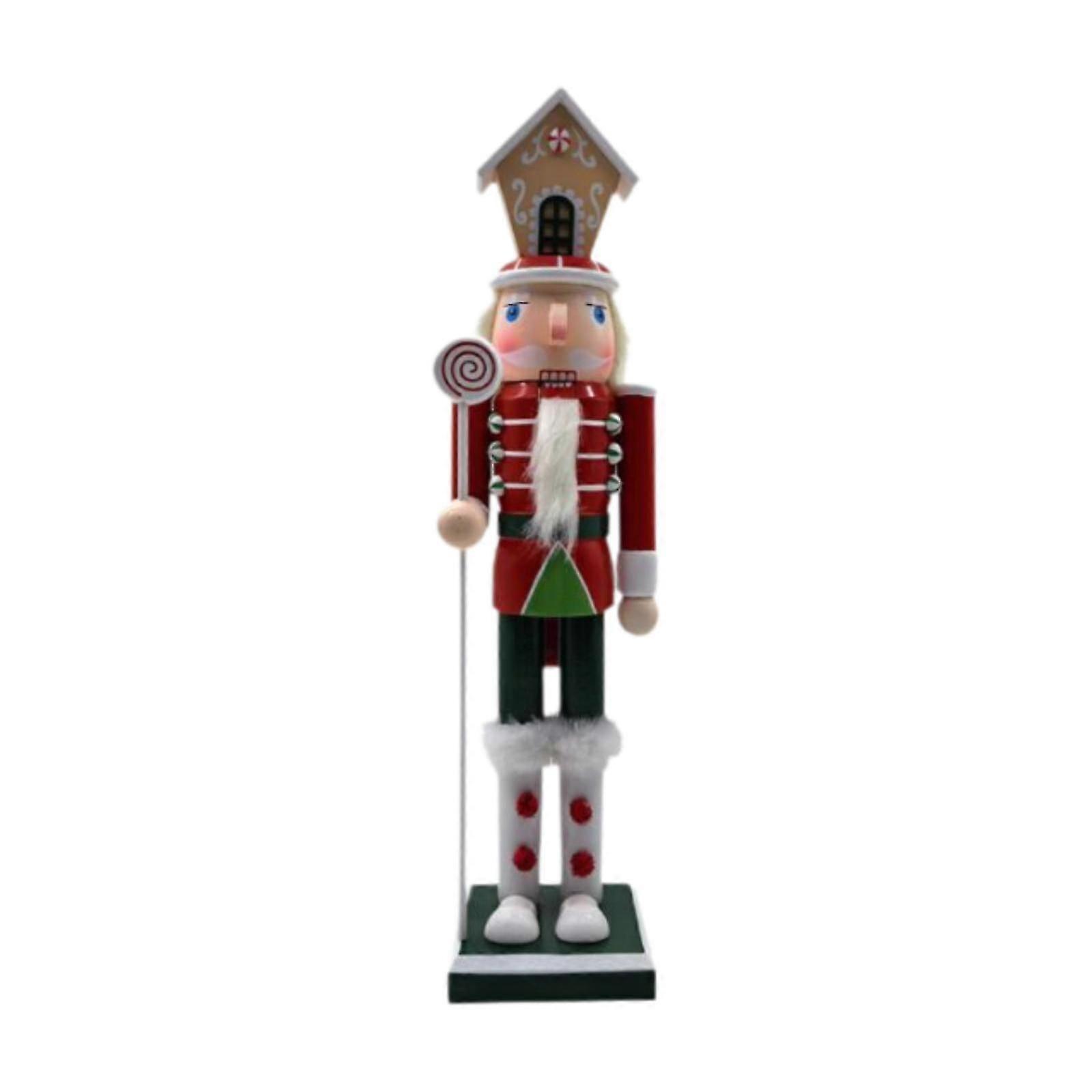 Nutcracker Statue Nutcracker Figures Office Tabletop Party Xmas Traditional Nutcracker Ornament Festive Nutcracker Sculpture