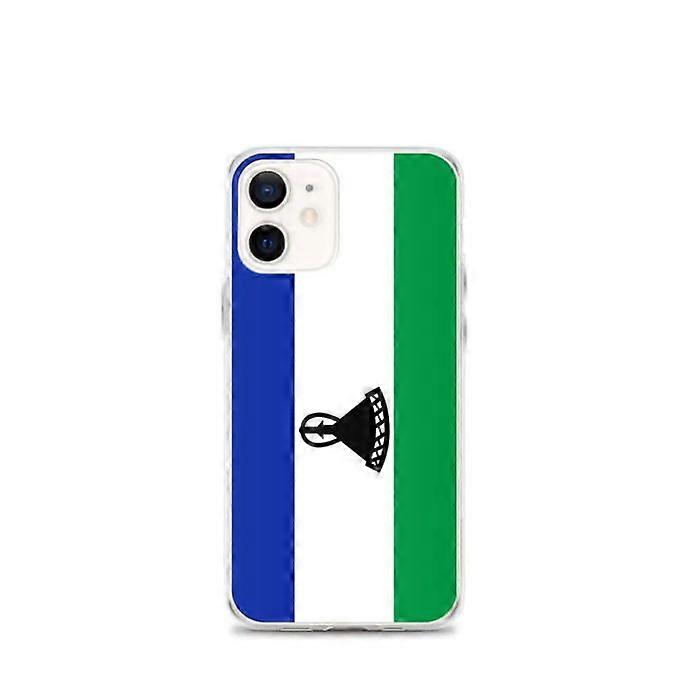 Lesotho Flag Phone Case - iPhone 12 mini