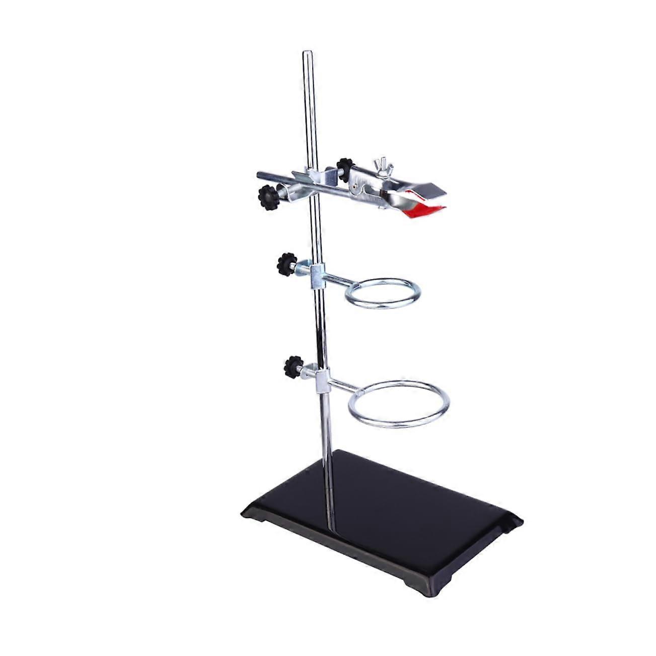 Chemistry Lab Stand Set Clamp Stand Rod Table Clamp for Filtration Heating Experiments