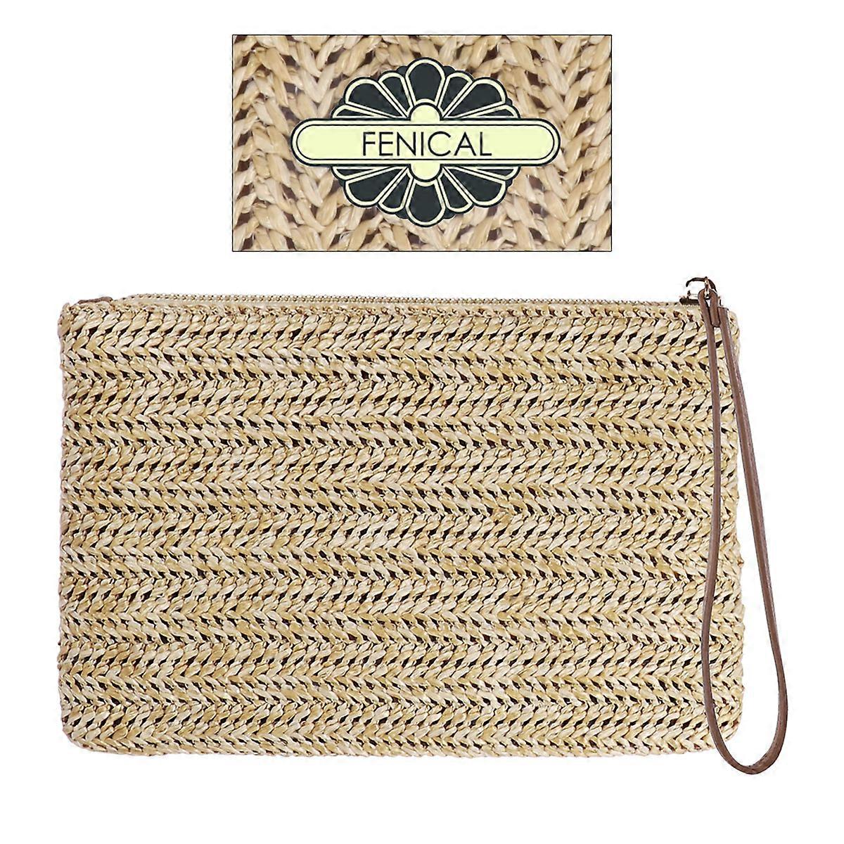 Stylish Straw Purse with Ergonomic Handle for Comfortable Wear