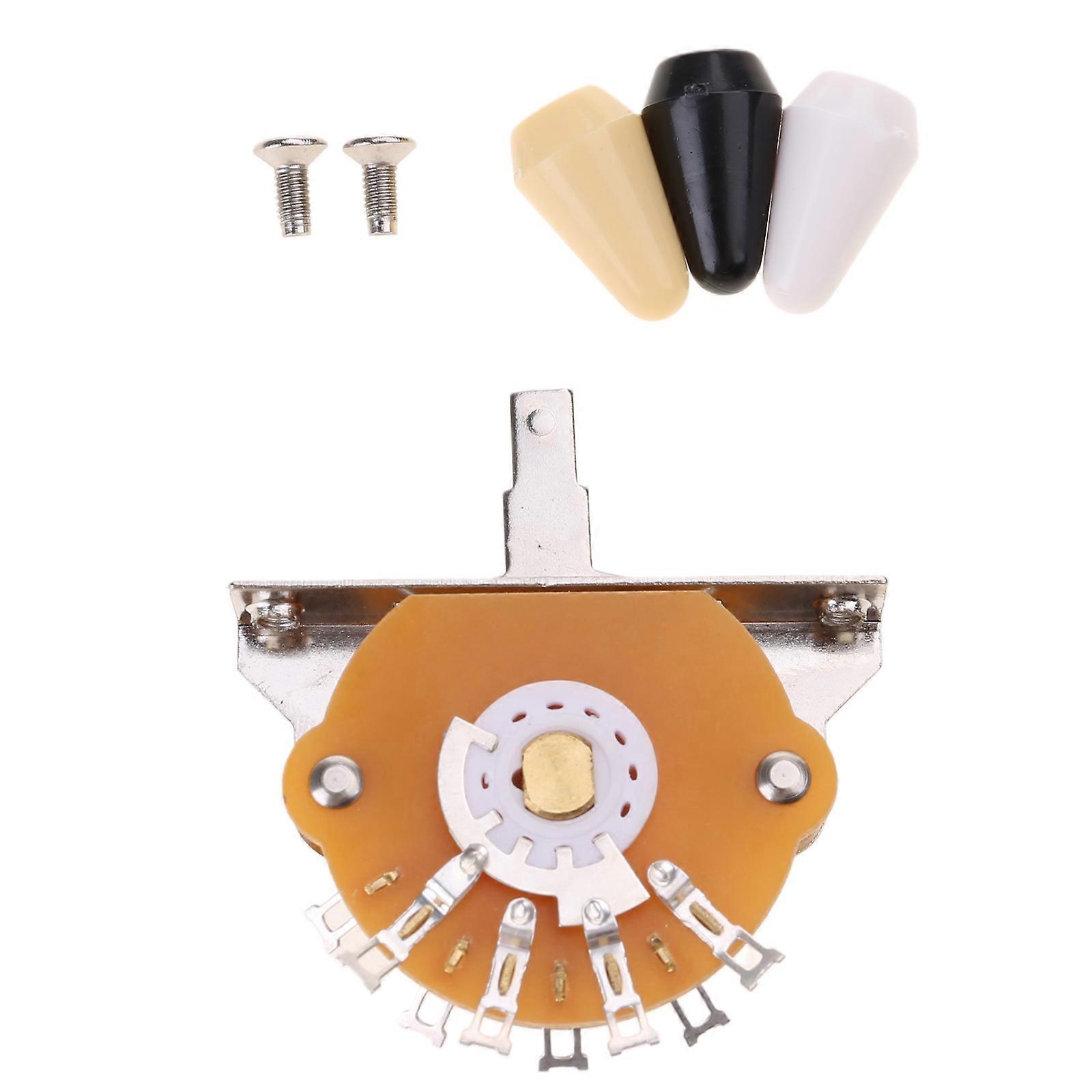 5-Way Lever Switch Selector for ST FD Electric Guitar Replacement Parts Beige