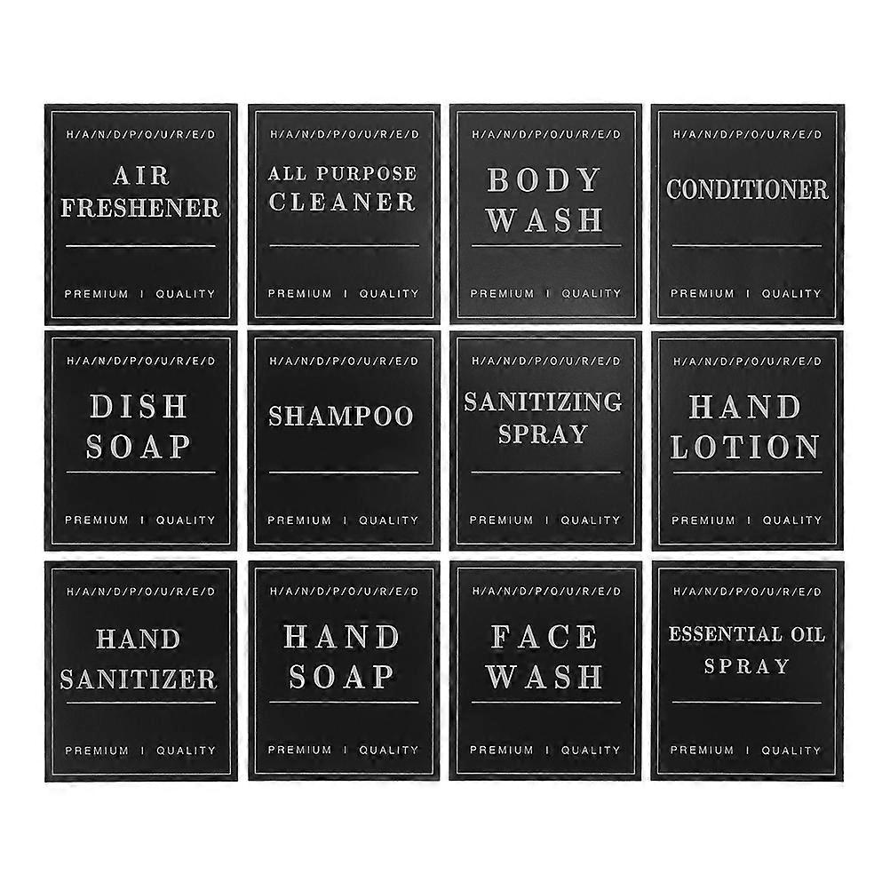 Dispenser Labels for Bathrooms, Waterproof and Simple to Apply