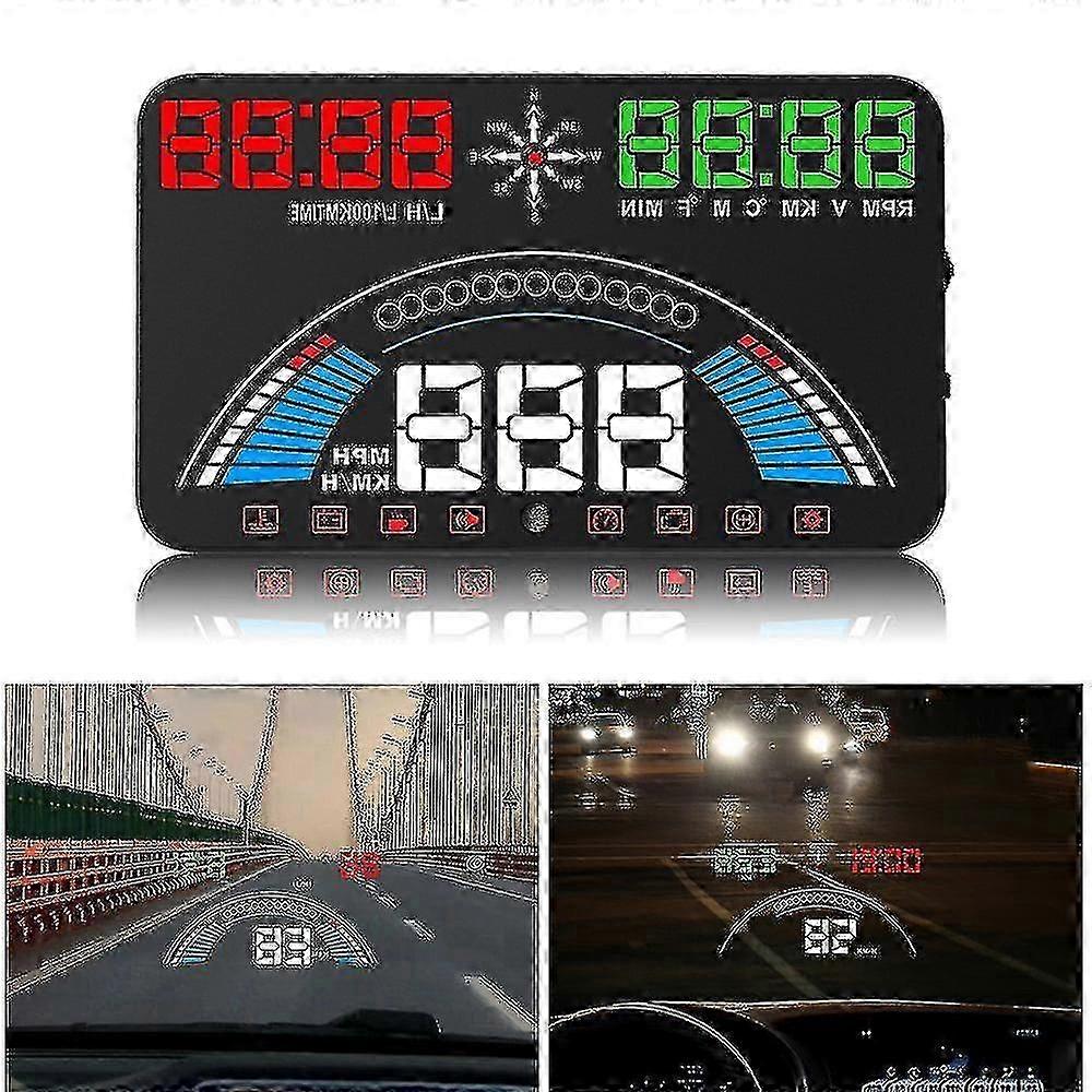 Wiiyii S7 Hud Head Up Display Car Obd2 Gps Temperatura Hud Speedometer For Auto Accesso Electronics Data Diagnostic Tool