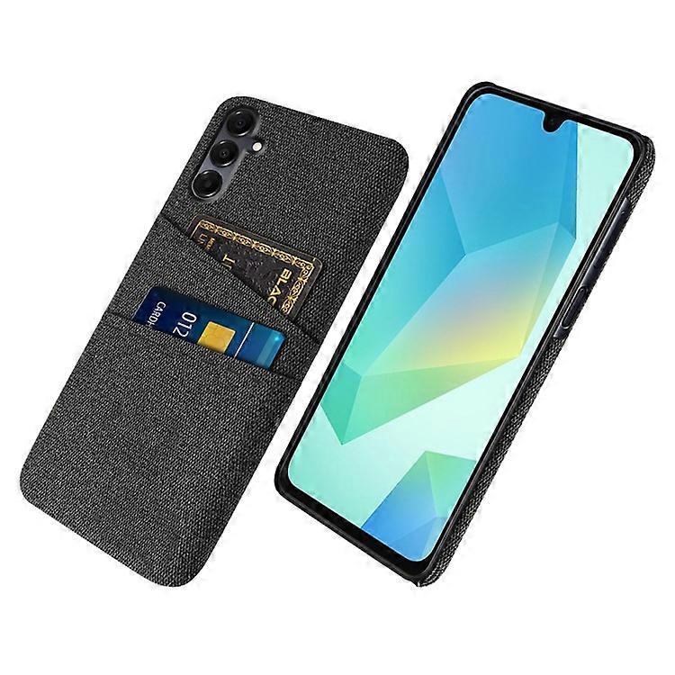 متوافق مع Samsung Galaxy A16 4G / 5G Case Cloth + غطاء هاتف الكمبيوتر الصلب مع فتحات بطاقة مزدوجة