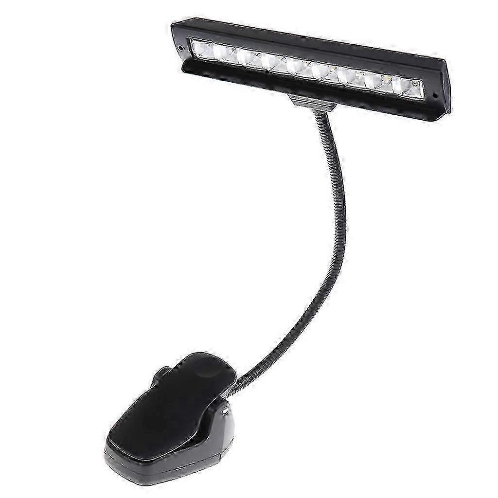 Battery and USB Powered Music Stand Lamp Light with 9 Bright LEDs for Improved Visibility and Performance
