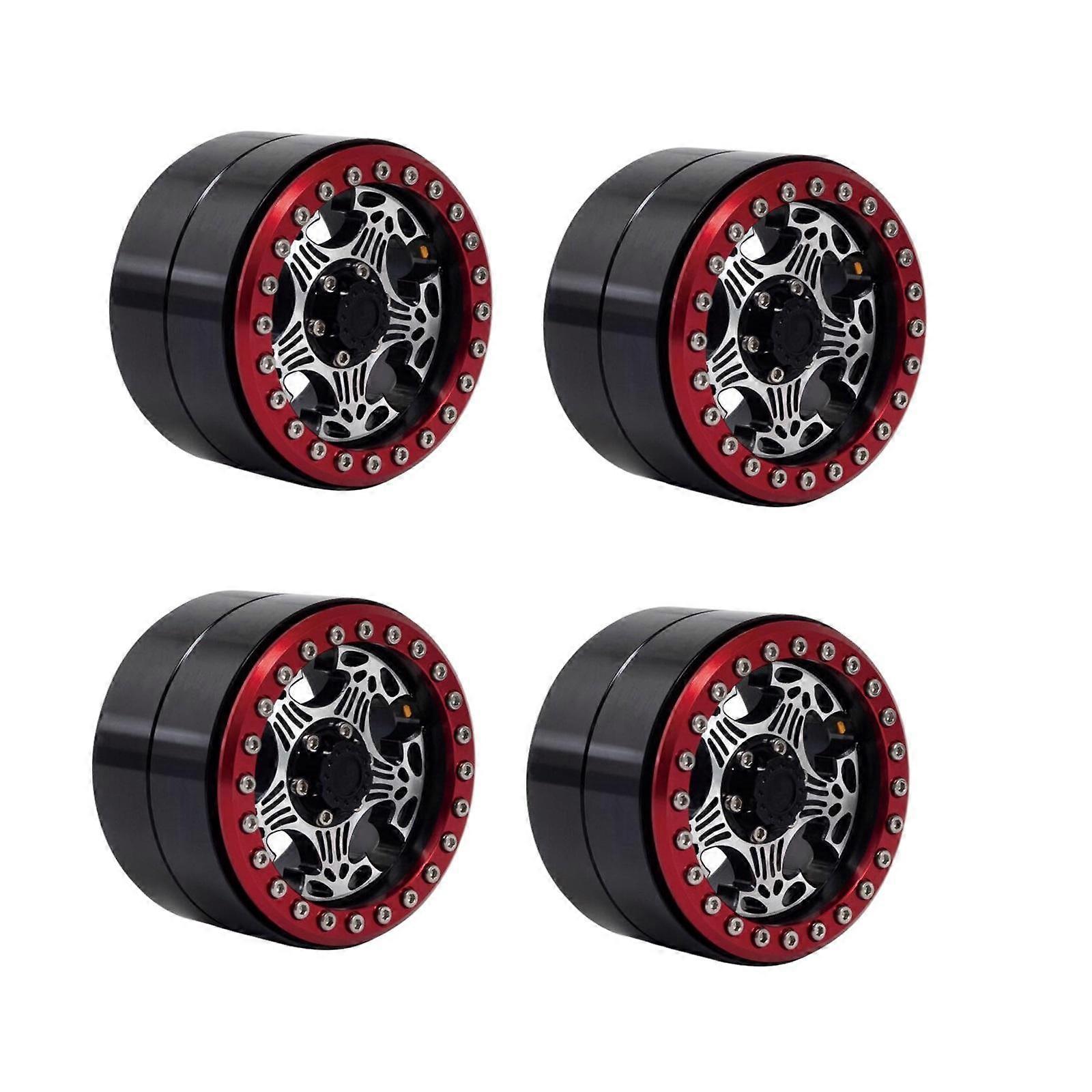 Set of 4 RC Rims 2.2 Inch RC Wheel Rim :10 RC Crawler Upgrade Spare Parts