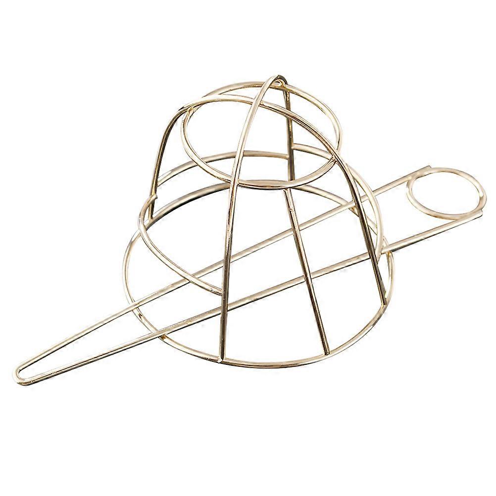 女性用ゴールデンアイアンヘアバンズケージピンは、ヘアスタイルや機会に魅力を加えます