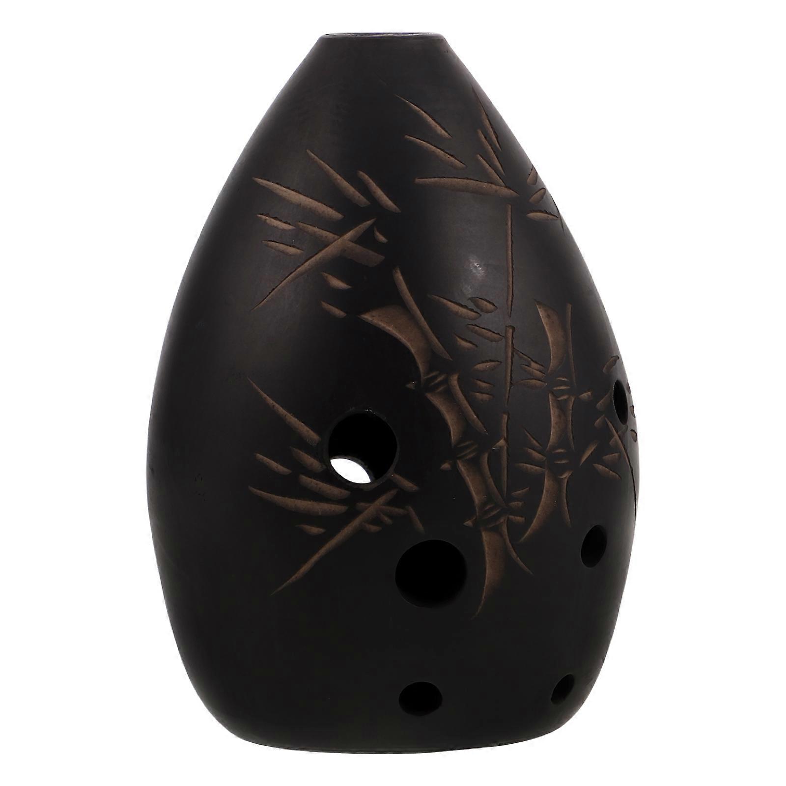 Ceramic Ocarina – Handmade Traditional Musical Instrument for Beginners and Adults, Durable Design for Rich Sound and Cultural Experience