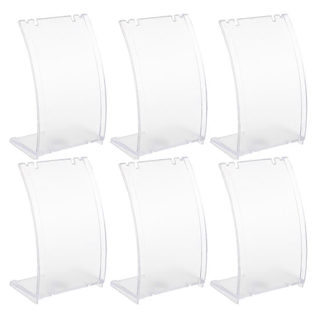 Jewelry Display Stand Earring Display Stand Practical Design Plastic 10.3x7cm 6Pcs Shop Display