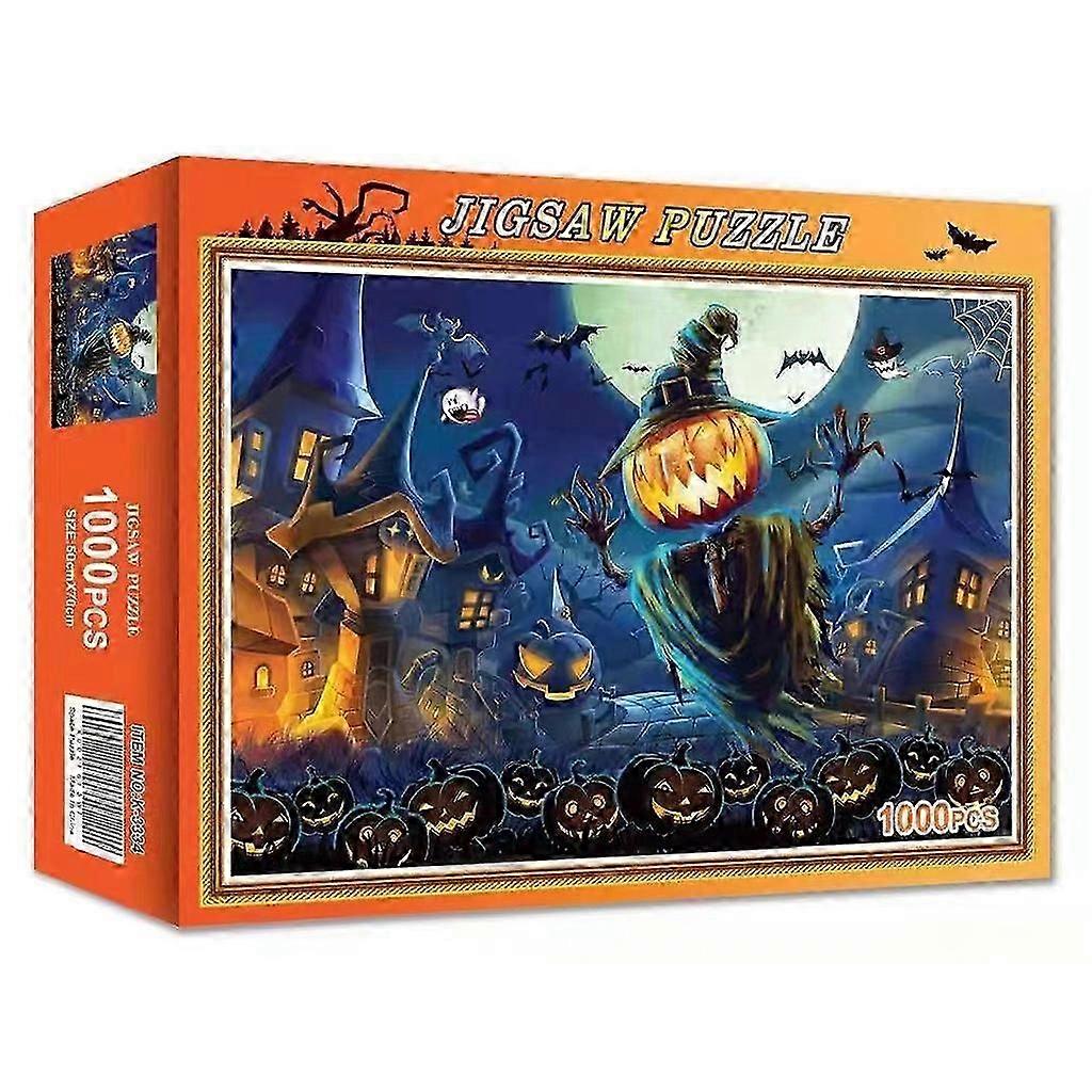 Children's Interactive 1000 Pieces Jigsaw Portable Table Game Toys