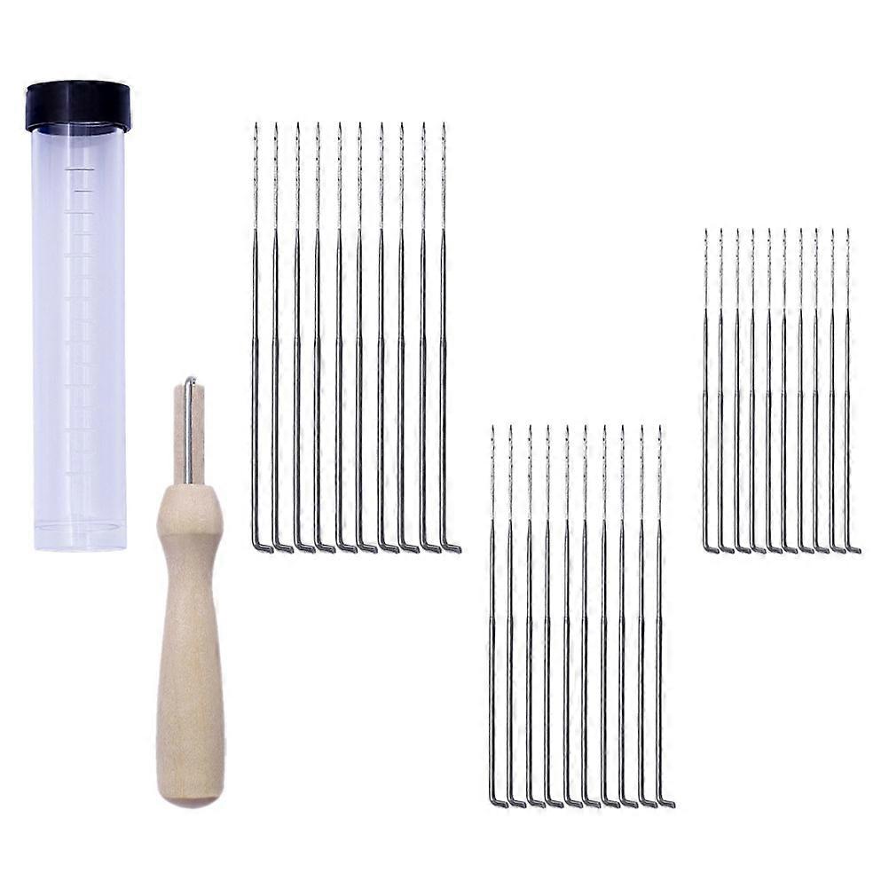 Felting Needles Set Wool Felt Needle Sewing Projects Artists Stainless Steel Embroidery Darning 32Pcs