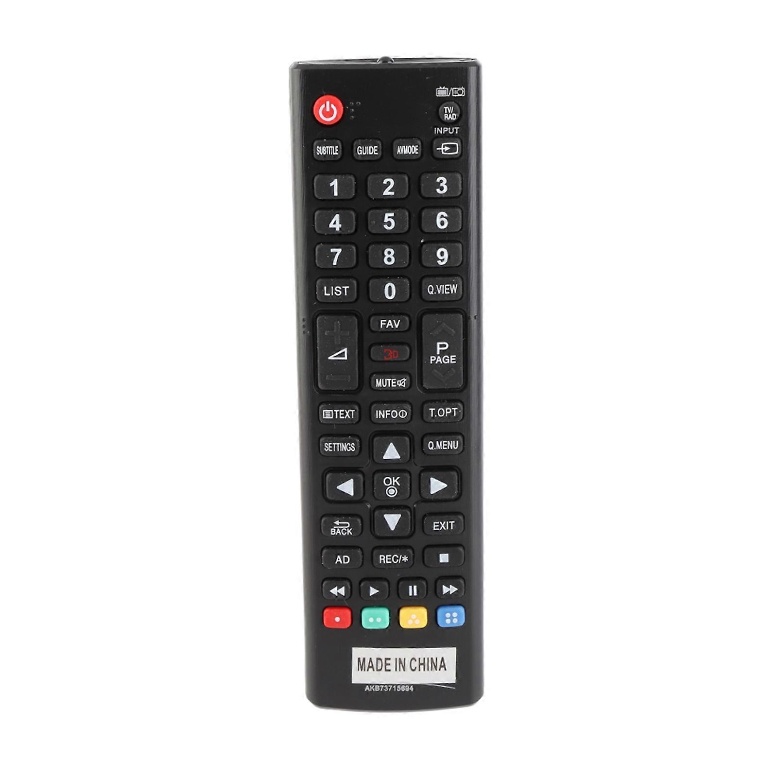Replacement remote control for TV AKB73715694