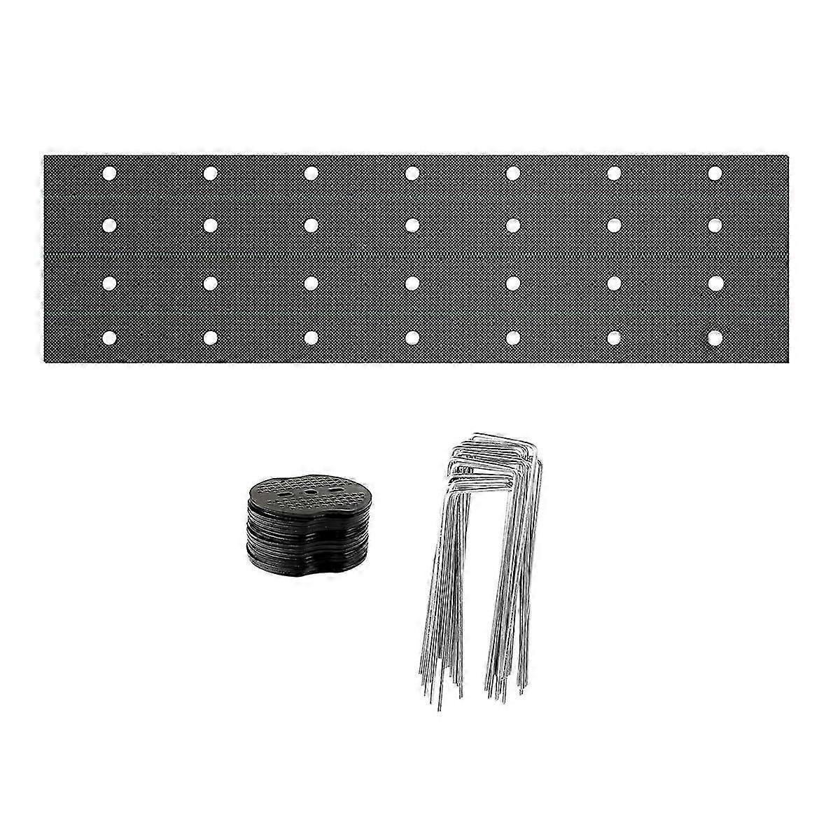 Tecido de Paisagem de Barreira de Ervas Daninhas com Furos de Plantio de 3 polegadas