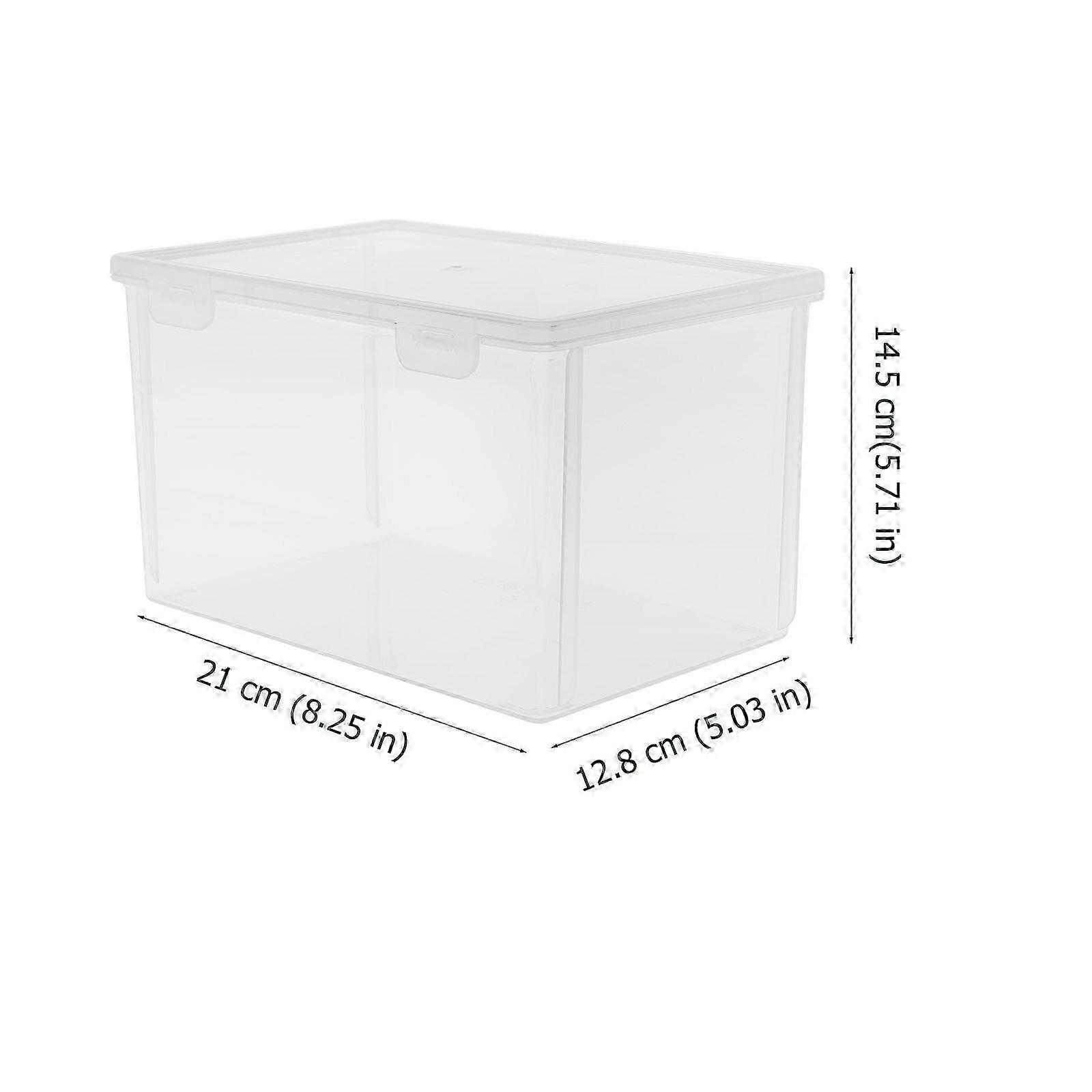 Bread Storage Container Transparent Loaf Holder 21X14.5X12.8CM