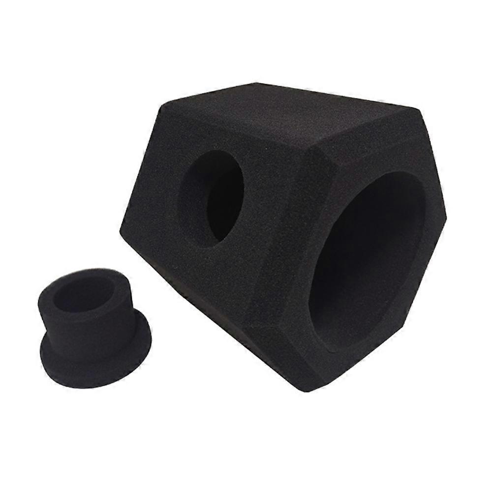 mikrofonskærm mikrofon dæksel forrude professionel mikrofon tilbehør optagelse studie sort 20x18x13.4cm vindtæt 1stk