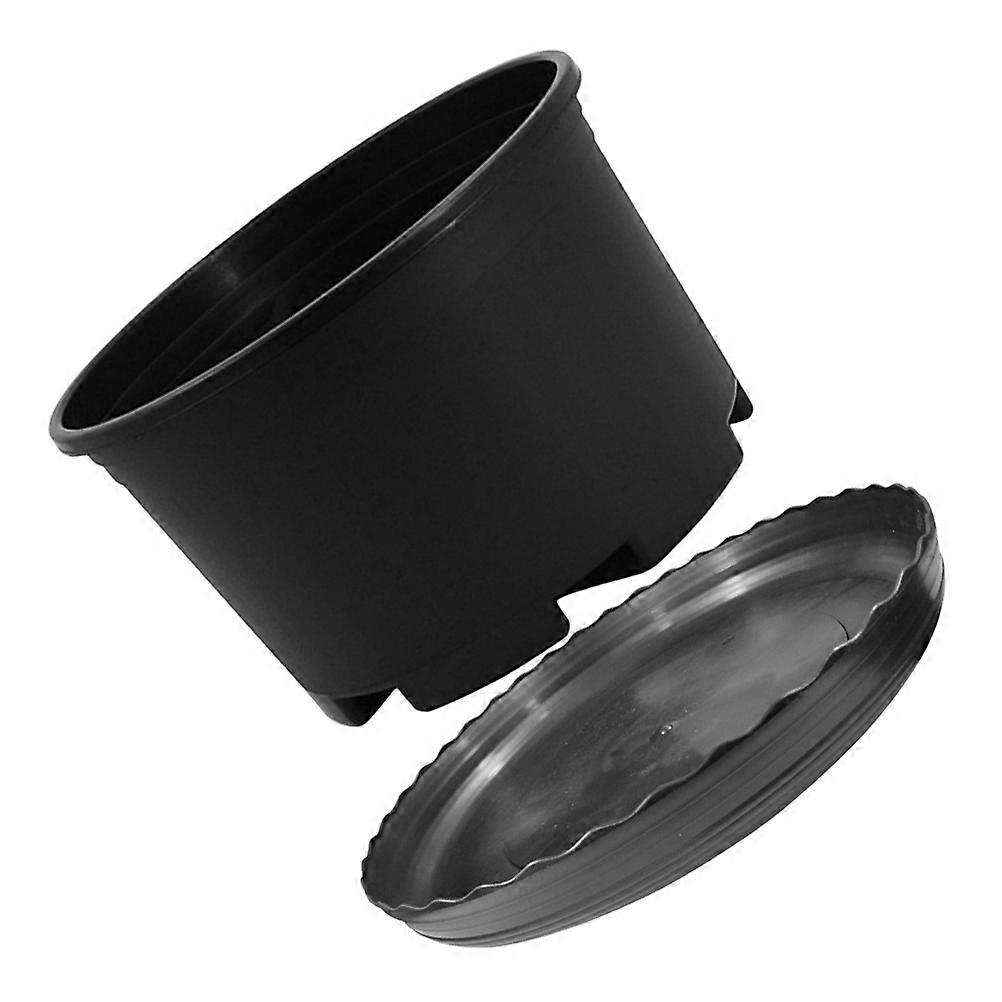 Plastic Orchid Pot With Holes Root Protection Short And Wide Style 1Set