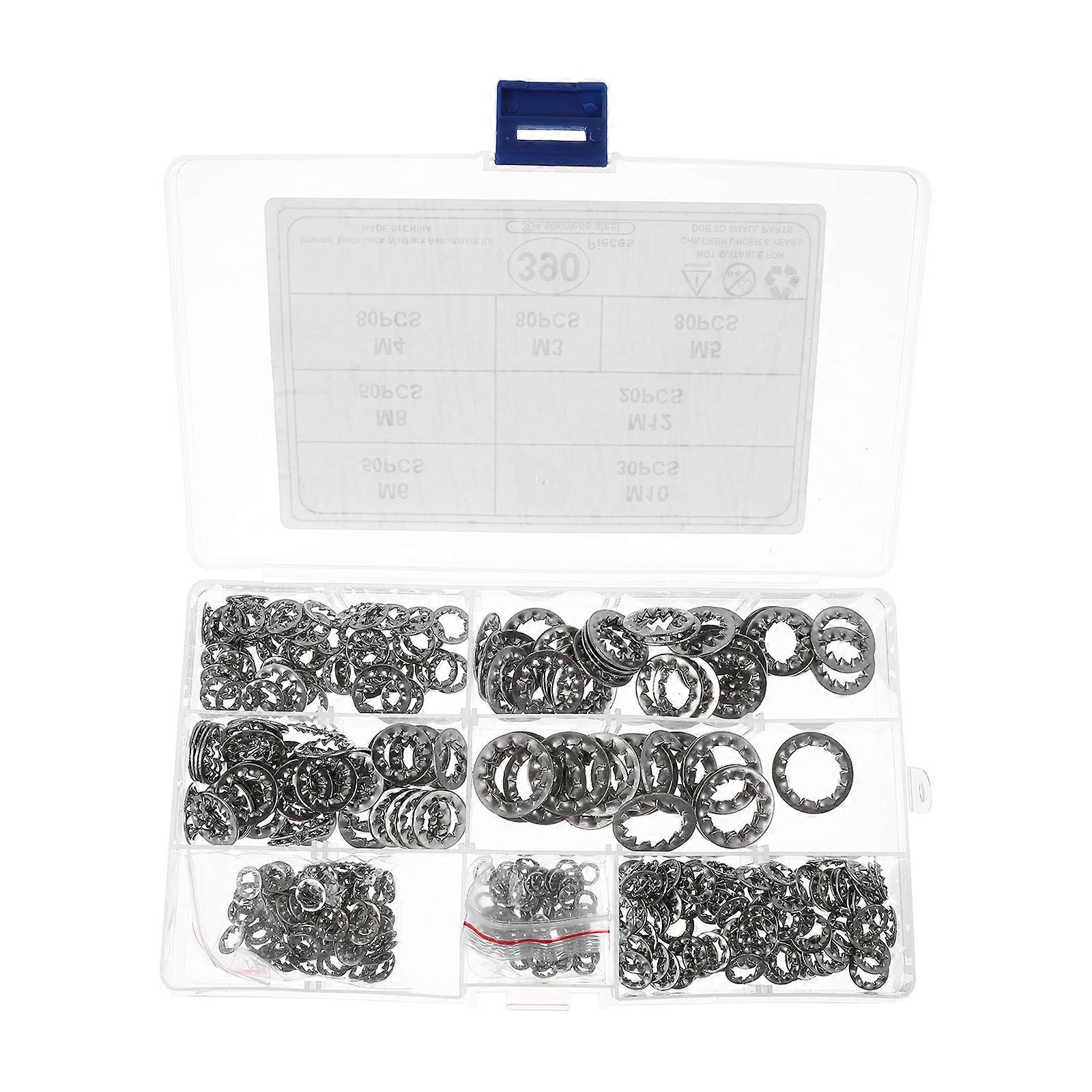 Security Washers Corrosion Resistance Marine Use Bolts and Nuts 390Pcs