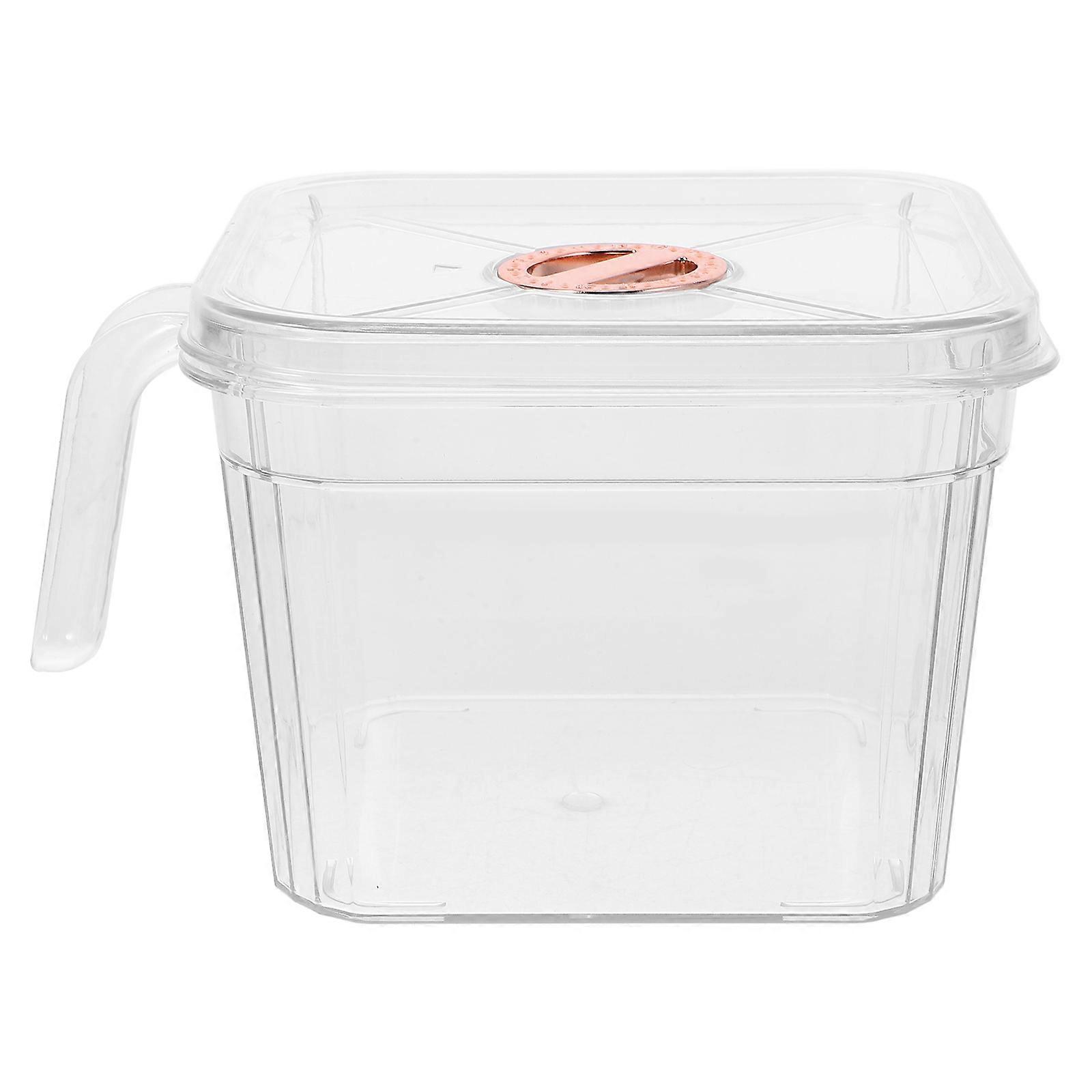 Transparent Small Fish Tank Square Shape Aquarium For Decorating Desk 1Pack