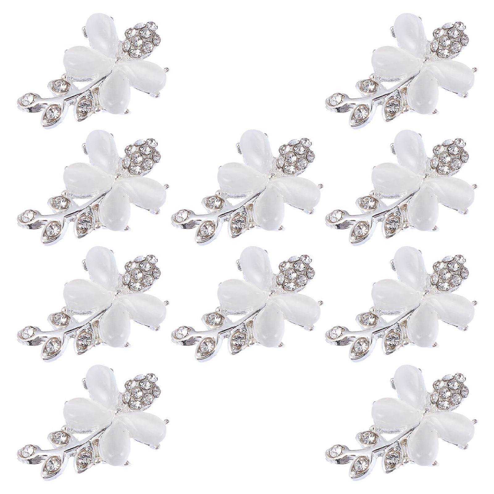 Colorful Nail Gems Nail Jewelry Manicure Tools Salon Alternative Butterfly Style 10Pcs