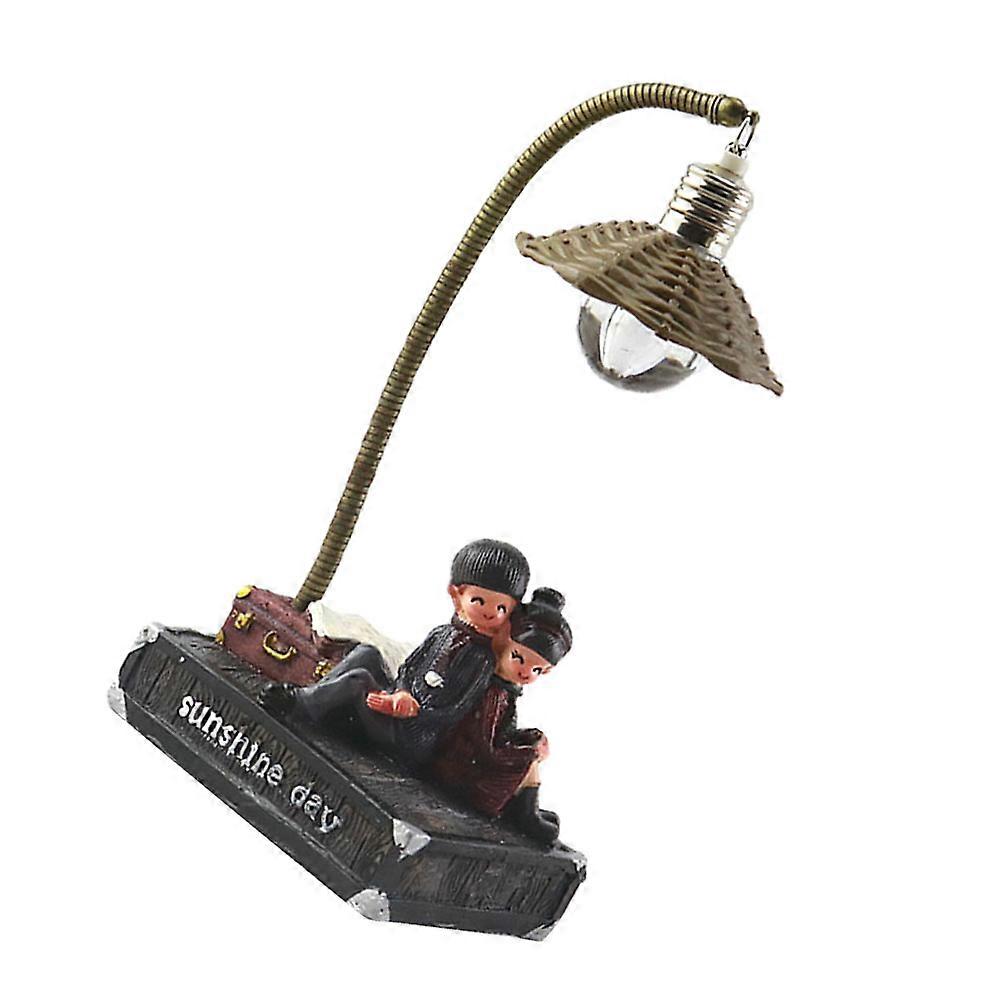 Cute Bedside Lamps Couple Lamp For Students Romantic Design Illumination And Decoration 20x9x6.5cm 1Set