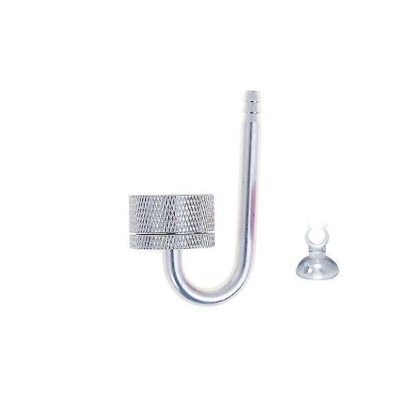 Aquarium CO2 Diffuser, Carbon Dioxide Diffuser with U-Shape Tube for Fish Tank，Silver