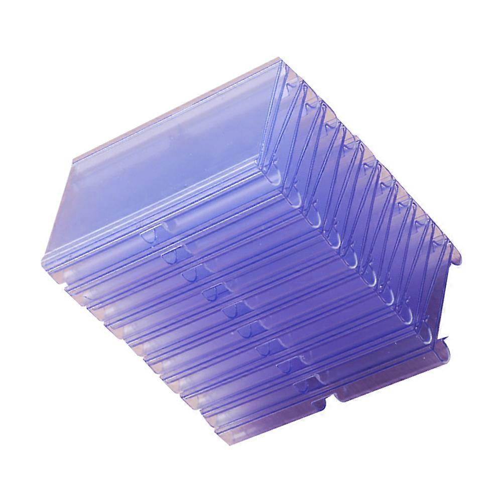 Supermarket Tag Label Premium Plastic Transparent Price Tag for Coffee Store Retail Display 30Pcs