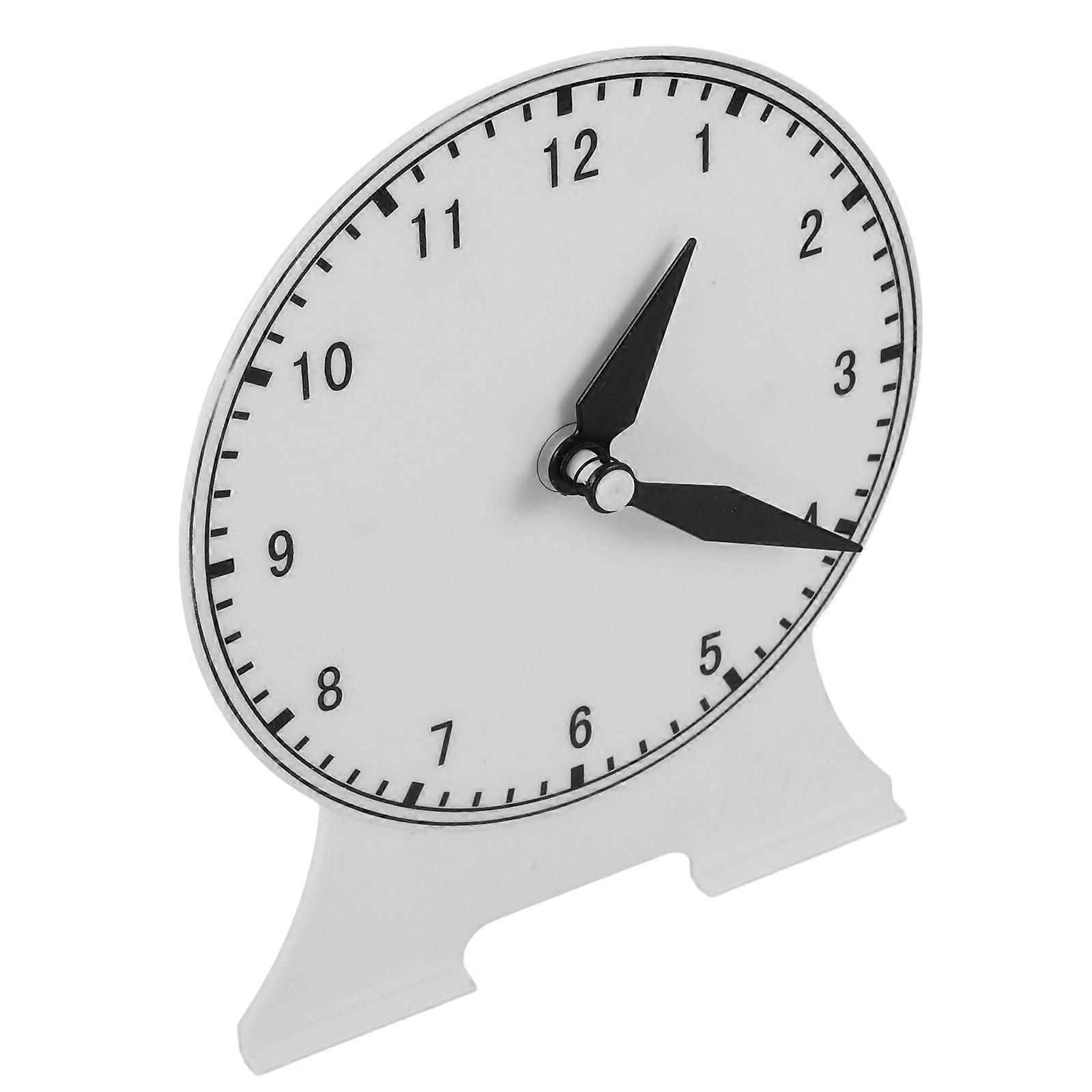 Non Link Analog Clock Model for Learning, Teaching Plaything for Students, Educational Hour Markings for Recognition and Coordination Skills, Random