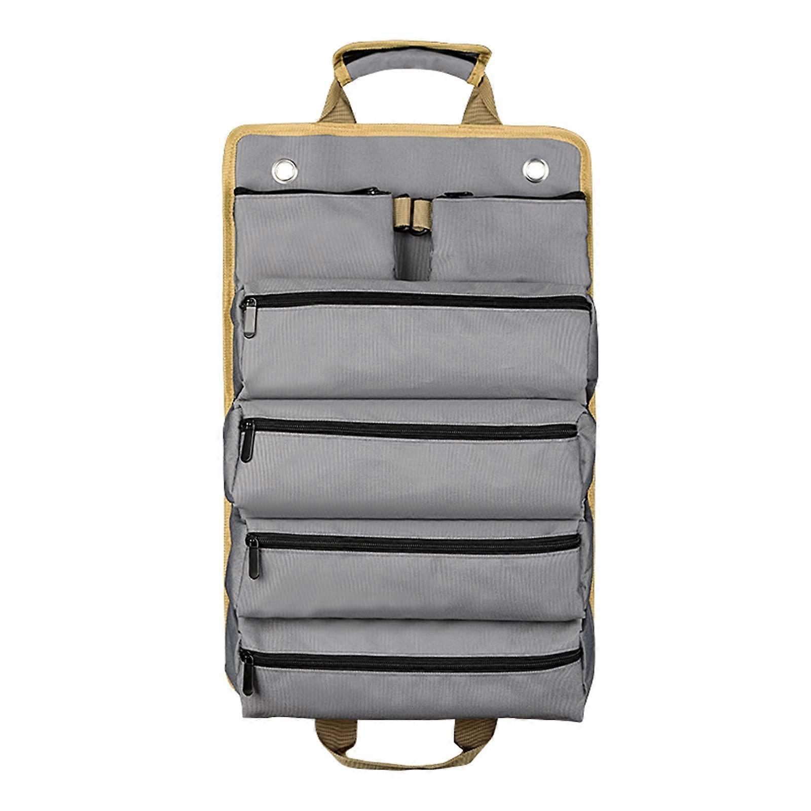 Robust Tool Bag, Multi-Purpose Oxford Tool Organizer for Carpenters and Plumbers, Dark Gray, Durable Construction
