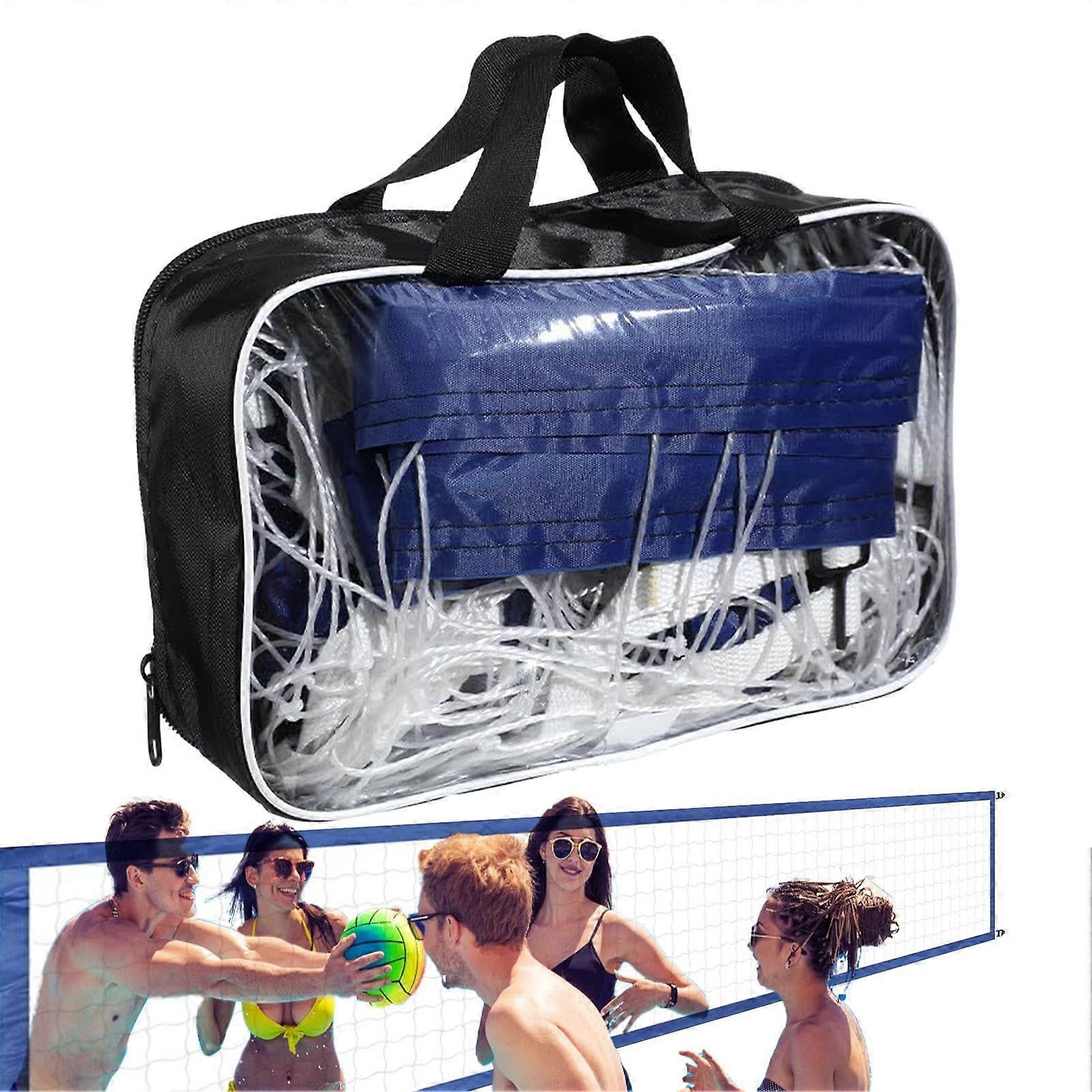 Pool Volleyball Net, Volleyball Net for Pool Nylon Volleyball Net Replacement for Pool Provides Heavy Sports Accessories for Backyard